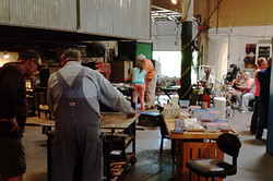 Studio, Gallery and Visitors