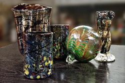 Orb with Tumbler and Vase